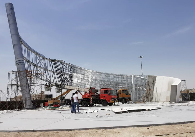 Al-Bairaq Roundabout ... Al-Usaimi provided design, fabrication, blasting, painting and installation services for high-quality steel components.
